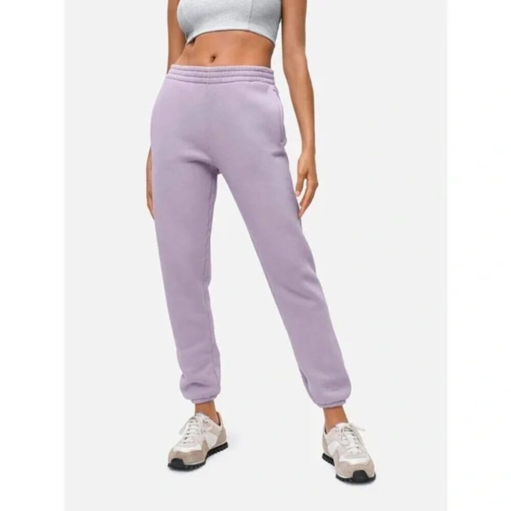 Outdoor Voices Nimbus Lilac Cotton Joggers M